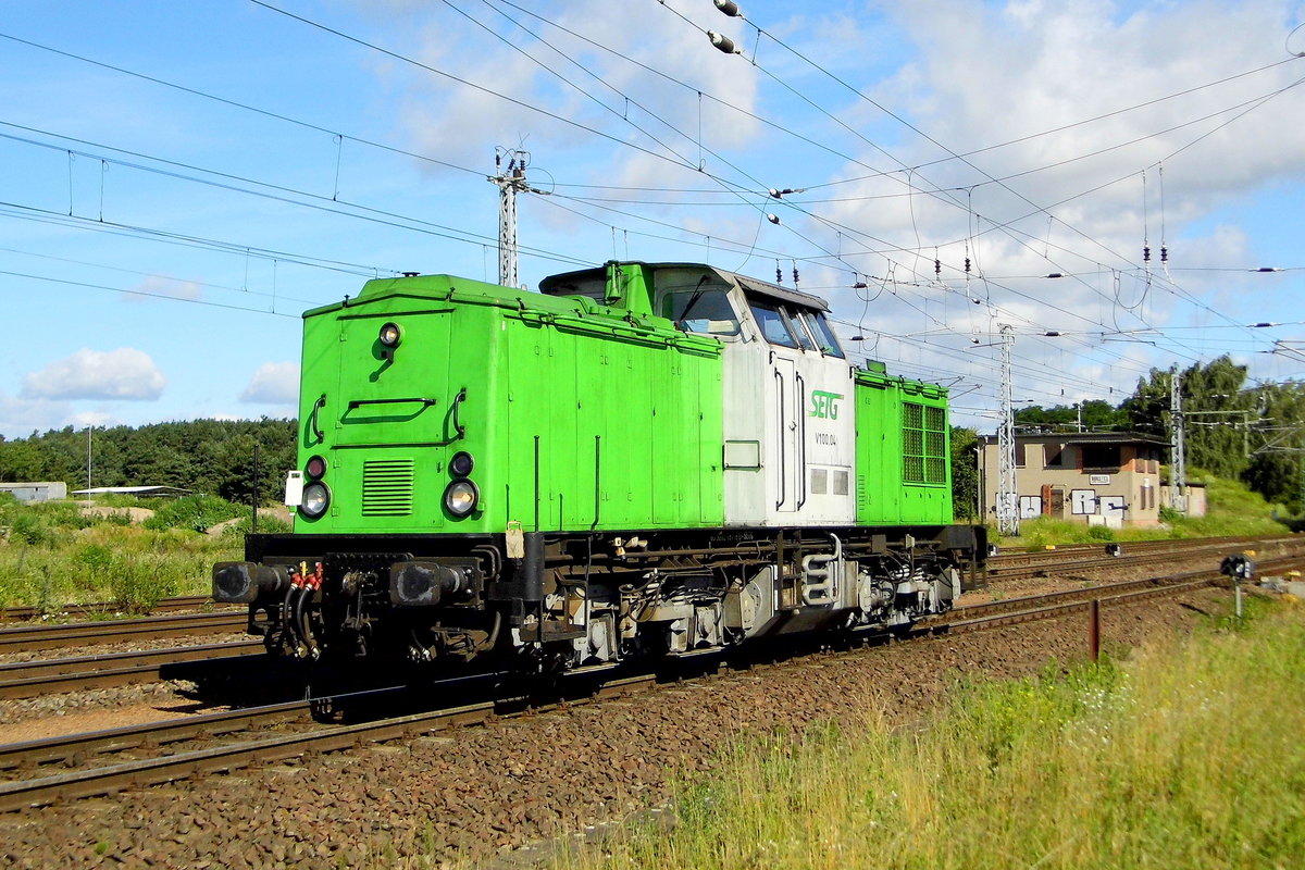 Am 04.07.2017 stand die 202 787-8  von der SETG - Salzburger Eisenbahn TransportLogistik GmbH,   in Borstel .