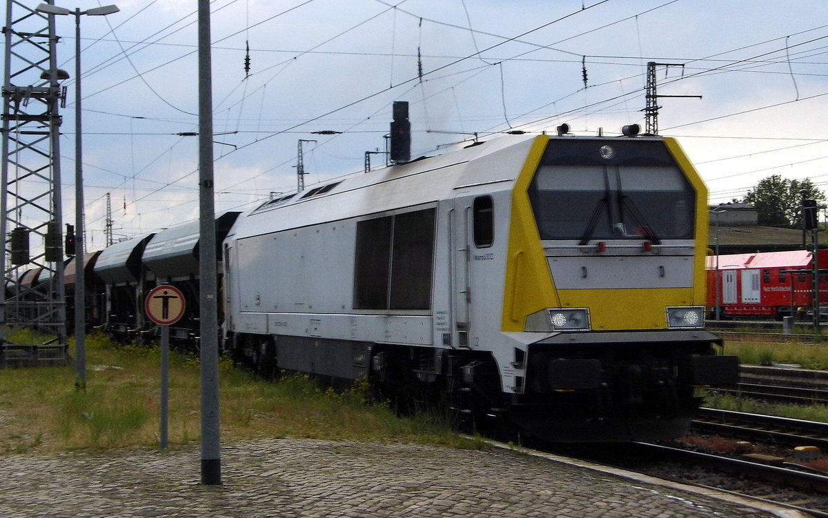Am 05.06.2017 kam 263 005-1 von der  VTLT   aus Richtung Wittenberge nach Stendal und fuhr weiter in Richtung Magdeburg.