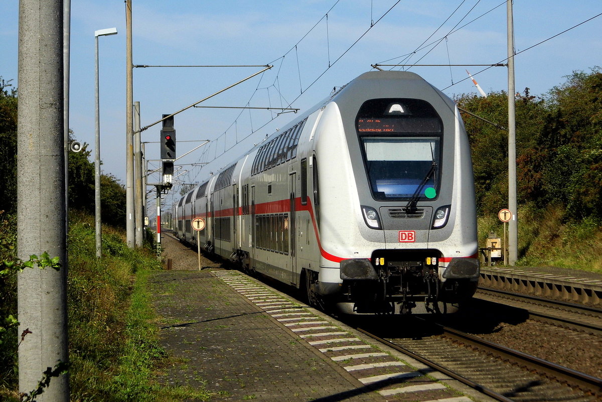 Am 05.09.2017 kam die  146 572-3 von   DB Fernverkehr AG, aus Richtung Braunschweig nach Wellen ( Magdeburg) und fuhr weiter in Richtung Magdeburg .