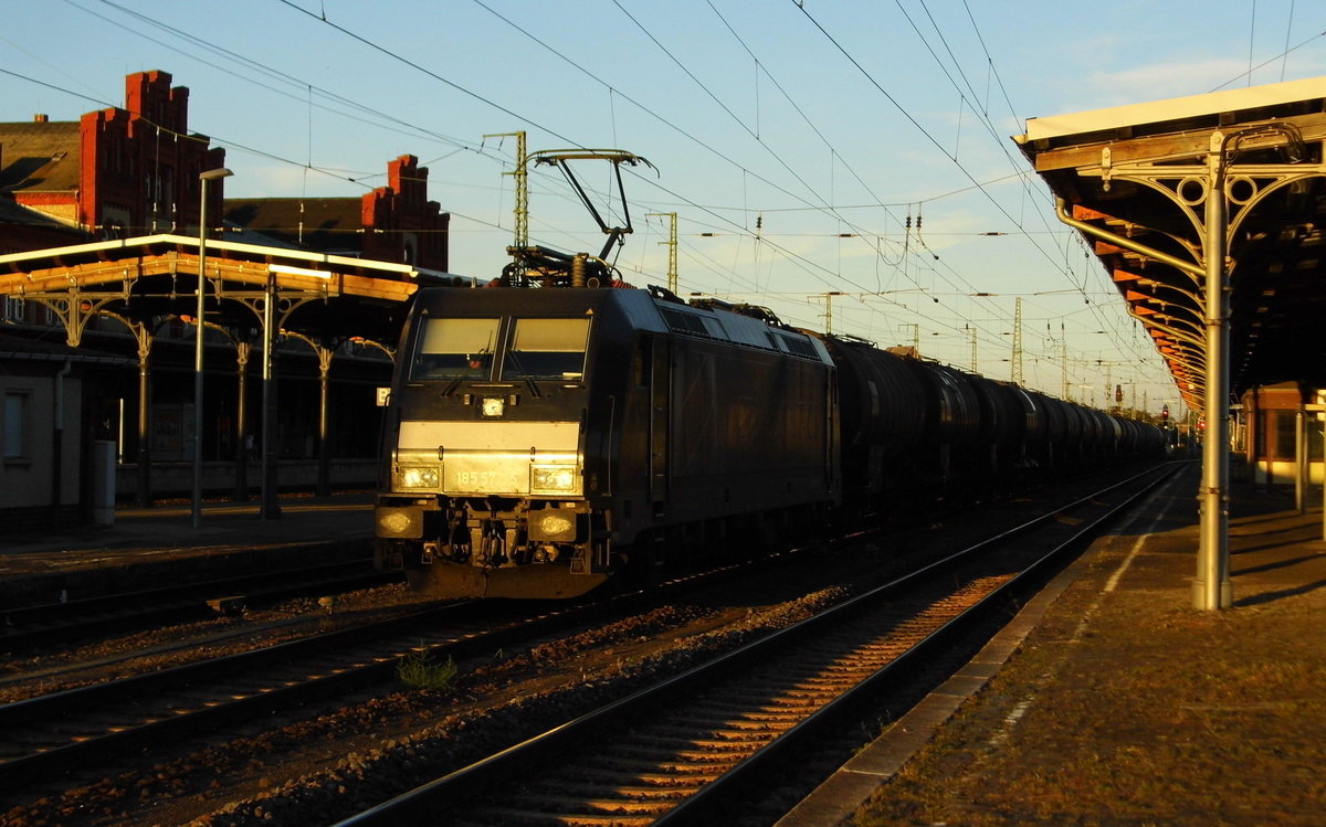 Am 06.09.2016 kam die 185 572-5 von  aus  der   CTL Logistik ( MRCE Dispolok) Richtung Magdeburg nach Stendal und fuhr weiter in Richtung Salzwedel .