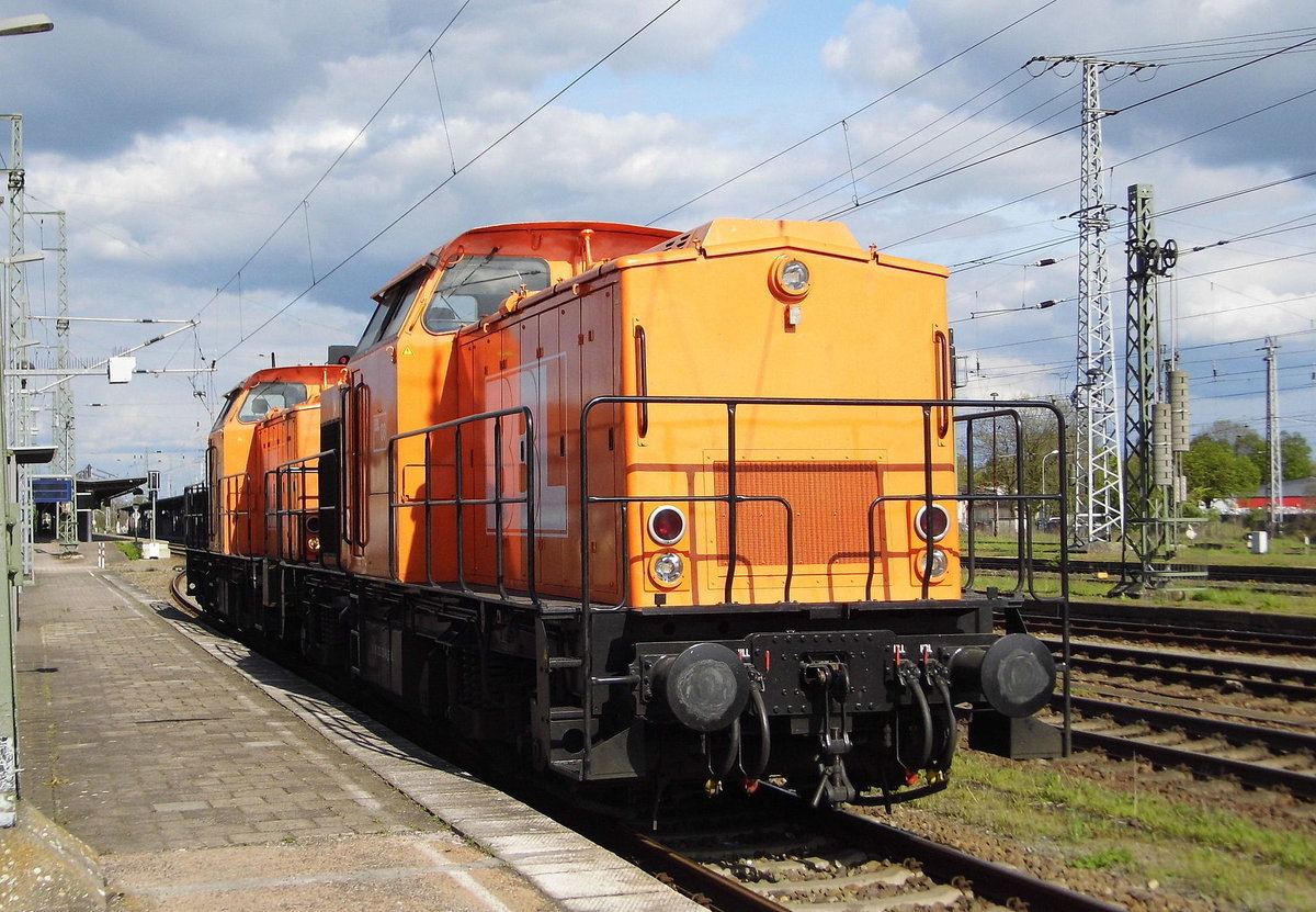 Am 09.05.2017 standen die 203 122-7 und die 203 121-9 von der BBL Logistik GmbH, in Stendal .
