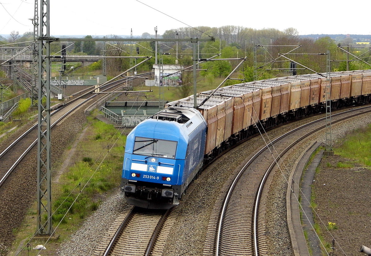 Am 10.05.2017 fuhr die  253 014-9 von der PRESS von Niedergörne   nach Stendal .