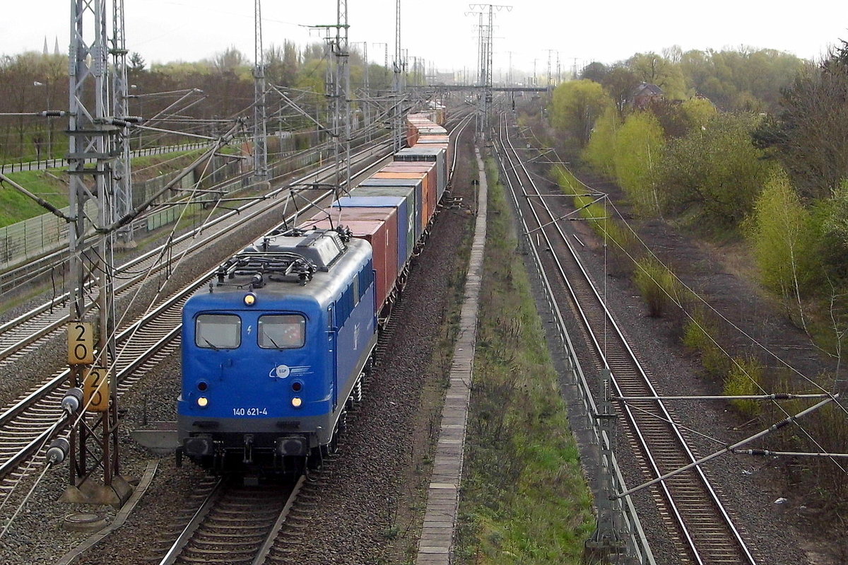 Am 11.04.2017 kam die 140 621-4 von der EGP aus Richtung Stendal und fuhr weiter in Richtung Salzwedel .
