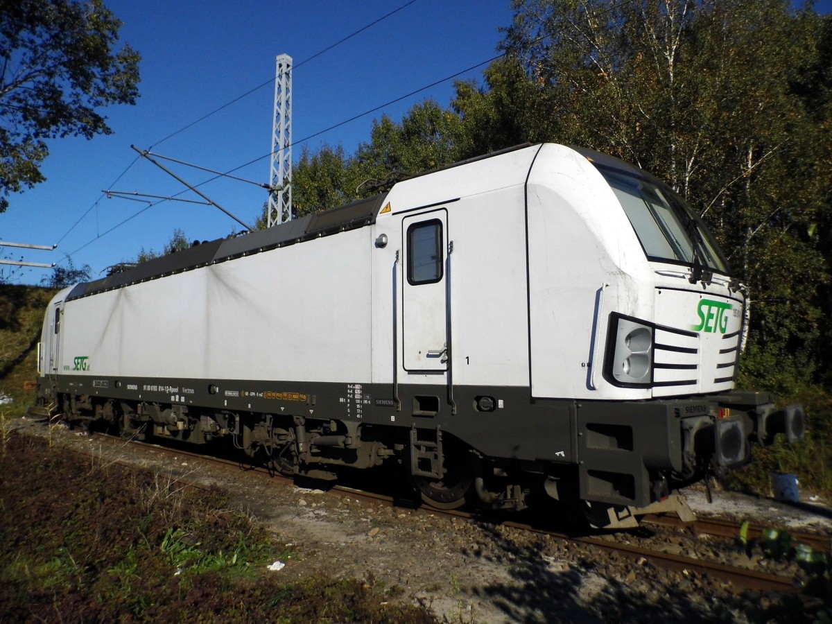 Am 11.10.2015 war die 193 814-1 von der SETG (Railpool) in Borstel abgestellt .