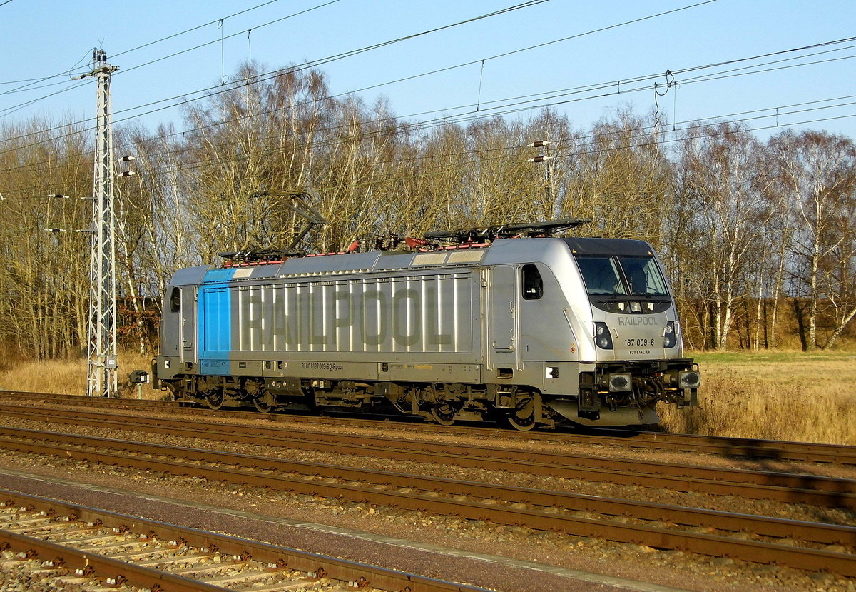 Am 14.01.2018 stand die 187 009-6 von der SETG (Railpool) in Borstel .