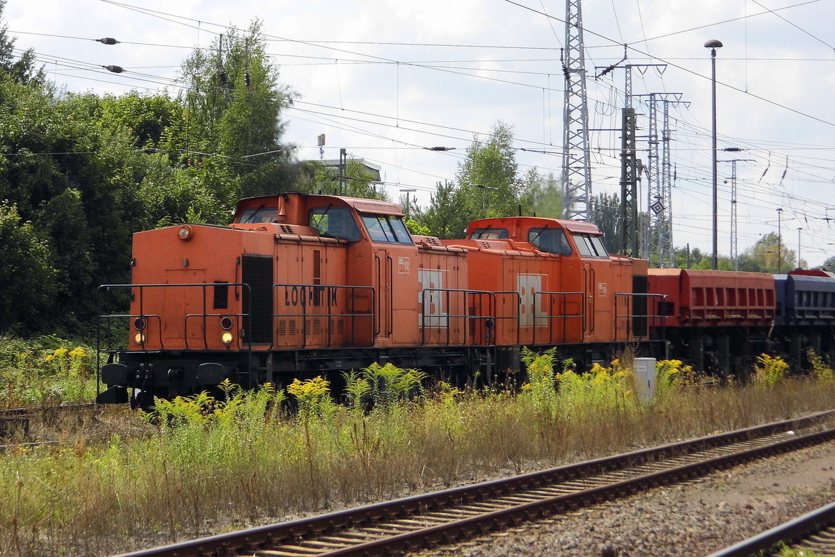 Am 14.08.2017 kamen die 203 156-5 und die 203 122-7 von der  BBL Logistik GmbH,  aus Richtung Braunschweig nach Stendal und fuhr weiter in Richtung Magdeburg .