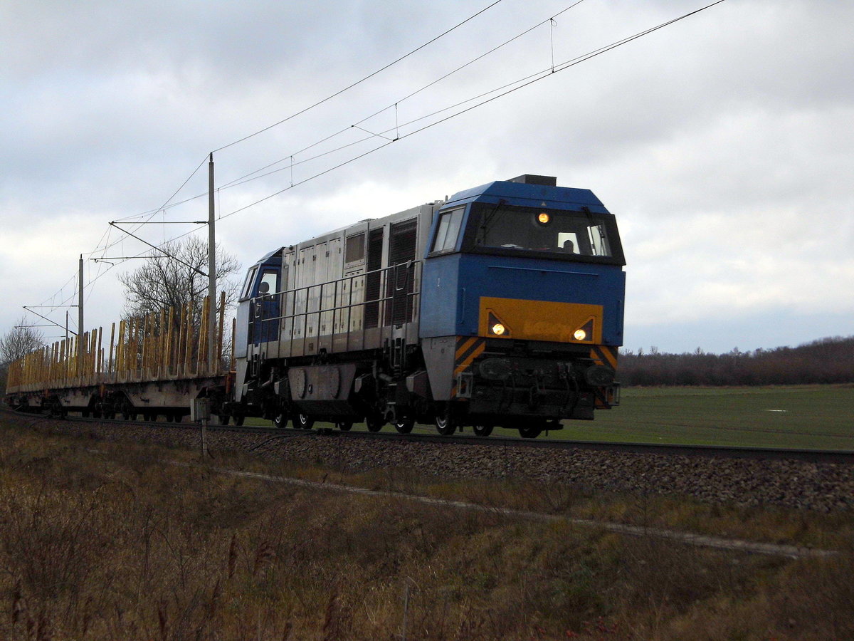 Am 14.12.2017 fuhr die 272 201-5 von der SETG ( ATLD) von Hafenbahn in Uelzen nach Stendal .