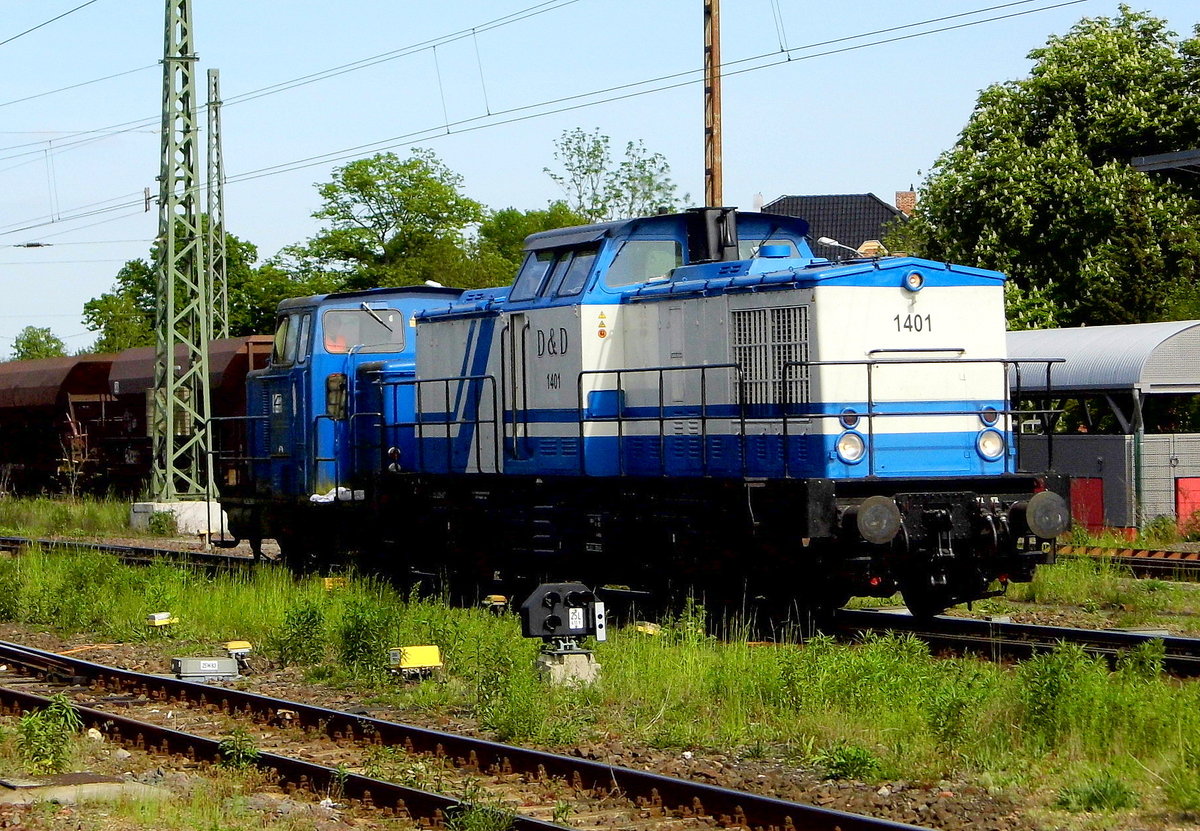 Am 17.05.2017 kam die 203 205-0 von der D&D Eisenbahngesellschaft mbH, aus Richtung Magdeburg nach Stendal .