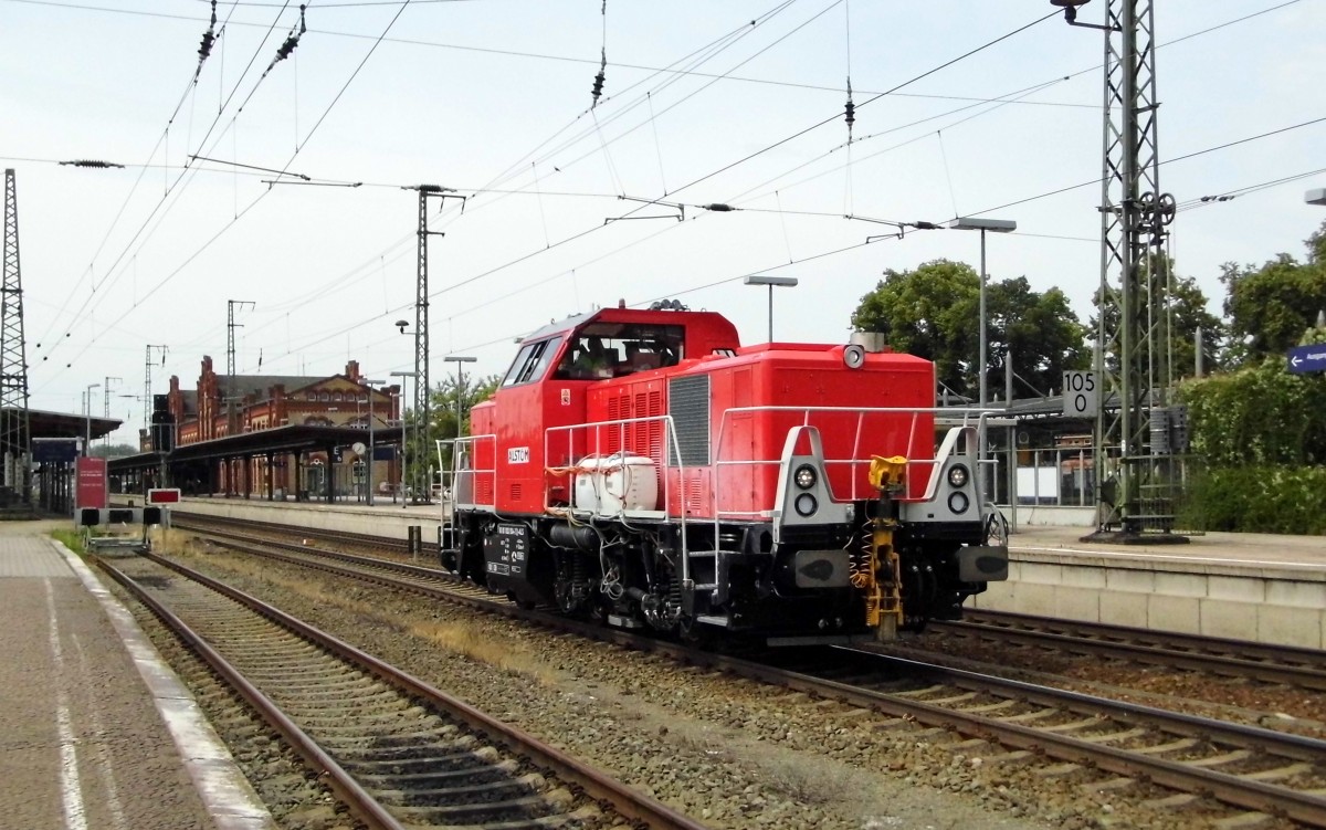 Am 17.07.2015 fuhr die 1002 004-2 von ALS aus Stendal und weiter in Richtung Berlin . 