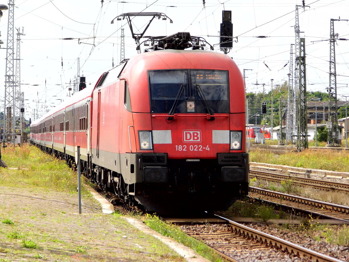 Am 20.08.2017 fuhr die 182 022-4 von der DB Regio AG, von Hamburg nach Stendal und weiter nach Berlin .