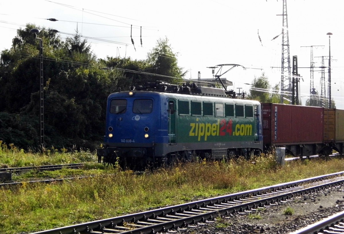 Am 20.09.2015 kam die 140 838-4 von der EGP aus Richtung Salzwedel nach Stendal und fuhr weiter in Richtung Berlin .