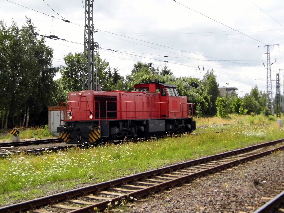 Am 26.07.2015 kam die G 1206 von der CTD aus Richtung Salzwedel nach Stendal und fuhr weiter in Richtung Magdeburg .