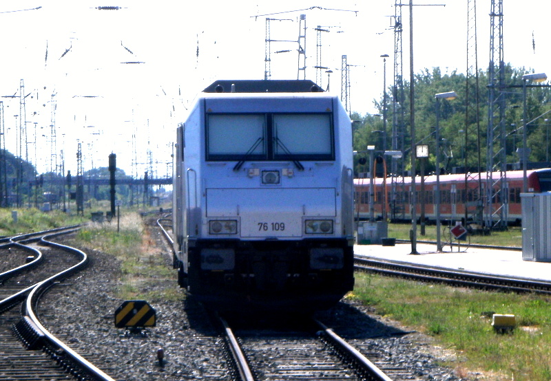 Am 9.06.2014 war die 76 109  von   Raildox in Stendal abgestellt.