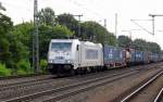 Am 23.07.2015 kam die 386 007-9 von der METRANS aus Richtung Magdeburg nach Niederndodeleben und fuhr weiter in Richtung Braunschweig .