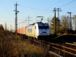 Am 17.03.2016 kam die 386 003-8 von METRANS aus Richtung Magdeburg  und fuhr nach Stendal.