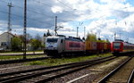 Am 17.04.2016 kam die 386 020-2 von METRANS aus Richtung Salzwedel nach Stendal und fuhr weiter in Richtung  Magdeburg.