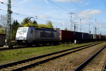 Am 22.04.2016 kam die 386 008-7 von METRANS aus Richtung Salzwedel nach Stendal und fuhr weiter in Richtung Magdeburg.