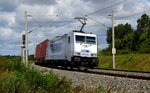 Am 07.07.2016 kam die  386 006-1 von METRANS aus Richtung Wittenberge und fuhr weiter in Richtung Stendal .