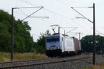 Am 22.07.2016 kam die  386 006-1 von METRANS aus Richtung Stendal und fuhr nach Wittenberge .