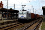 Am 06.08.2016 kam die 386 018-6 von METRANS aus Richtung Magdeburg nach Stendal und fuhr weiter in Richtung Salzwedel .