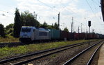Am 19.08.2016 kam die  386 011-1 von METRANS   aus Richtung Salzwedel nach Stendal und fuhr weiter in Richtung Magdeburg .
