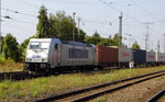 br-7-386-traxx-f/515561/am-27-082016-kam-die Am 27 .08.2016 kam die   386 015-2 von METRANS aus Richtung Salzwedel nach Stendal und fuhr weiter in Richtung Magdeburg .