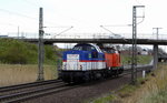 Am 26.04.2016 kamen die 203 701-8 von Alstom und die 203 - aus Richtung Hannover und fuhr weiter in Richtung Stendal .