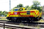 Am 02.07.2018 stand die 1002 028-1 von MEG - Mitteldeutsche Eisenbahn GmbH, (ALS)   in Stendal .