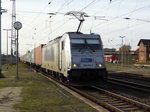 Am 03.11.2016 kam die  386 016-0 von METRANS aus Richtung Salzwedel nach Stendal und fuhr weiter in Richtung  Magdeburg .