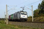 Am 19.09.2020 fuhr die 386 030-1 von METRANS von Hamburg nach Stendal und weiter nach Prag .