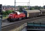 Am 7.07.2014 kam die 261 066-5 von der DB aus der Richtung Wittenberge und fuhr nach Stendal .