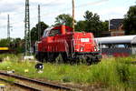 Am 04.07.2017 kam die 261 313-1 von der SGL - Schienen Güter Logistik GmbH, (Voith Lokomotivtechnik,  aus Richtung Berlin nach Stendal .