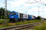 Am 11.06.2016 fuhren die 272 010-0 und die 273 001-8  von  der OHE Cargo  von  Stendal     in Richtung Hannover  .