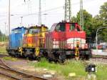 Am 10.07.2014 kamen die 293 016-3 eine (ex Lok von der Press) und die 523 und die 1214 013-5 Alle drei Loks von Alstrom aus Richtung Hannover nach Stendal und gingen ins RAW Stendal.