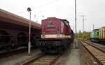 Am 22.10.2016 war  die  202 327-3 von der  CLR - Cargo Logistik Rail-Service GmbH, in Stendal abgestellt .