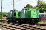 br-1-202-dr-v-100/612903/am-27052018-rangierfahrt-von-der-202 Am 27.05.2018 Rangierfahrt von der  202 787-8 und die  202 494-1 von der   SETG - Salzburger Eisenbahn TransportLogistik GmbH,   in Stendal .