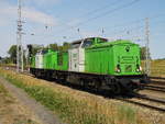 Am 01.08 .2018 standen  die 202 494-1 und die 202 287-9 von der  SETG - Salzburger Eisenbahn TransportLogistik GmbH,   in Borstel .