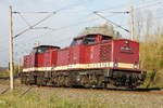 Am 12.11.2020 fuhren die 202 327-3 und die 202 484-2 von der SETG  (CLR - Cargo Logistik Rail-Service GmbH,) von Niedergörne nach Stendal .