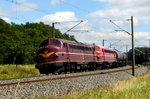Am 19.07.2016 kamen die  227 009-8 Nr 1151 von der CLR Cargo  und die 227 008-0   Nr 1151   von Altmark-Rail aus Richtung Stendal und fuhr nach Wittenberge .