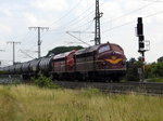Am 29.07.2016 kamen  die 227 009-8 Nr 1151 von der CLR Cargo und die 227 008-0 Nr 1151 von Altmark-Rail  aus Richtung Stendal und fuhr nach Salzwedel .