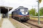  Am 26.05.2015 kam die 232 103-2  von der Raildox aus Richtung Wittenberge nach Stendal und fuhr weiter in Richtung Magdeburg .