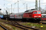 Am 02.04.2017 kam die 232 668-4 von der DB Schenker Rail Deutschland AG,  aus Richtung Berlin nach Stendal .
