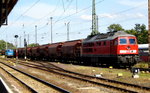 Am 29.06.2016 kam die 233 232-8 von DB Schenker aus Richtung Magdeburg nach Stendal .
