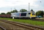 Am 07.07.2014 kam die  NBE 1264 002-7  aus Richtung Magdeburg nach Stendal und fuhr weiter in Richtung Wittenberge.