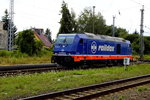 Am 26.07.2016 Rangierfahrt von der 76 110-0 von Raildox in Stendal .