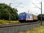 Am 29.07.2016 kam die 76 110-0 von Raildox aus Richtung Stendal und fuhr nach  Niedergörne .