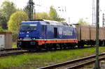 Am 21.04.2017 kam die 76 110-0 von    Raildox  aus Richtung Niedergörne nach Stendal und fuhr weiter in Richtung Berlin .