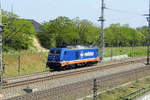 Am 26.05.2017 kam die 076 109-2 von Raildox aus Richtung Stendal und fuhr nach Niedergörne .