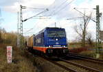 Am 13.02.2018 fuhr die 076 109-2 von Raildox von Niedergörne nach Borstel und weiter nach   Kodersdorf-Sachsen.