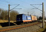 Am 14.02.2018 fuhr die 076 109-2 von Raildox von Kodersdorf-Sachsen   weiter nach Niedergörne .